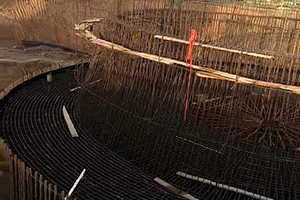 重庆砼烟囱新建施工现场