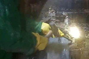 重庆消防水池堵漏施工视频